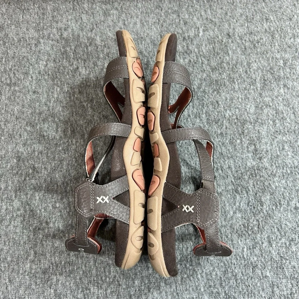 Merrell Sandspur Rose Outdoor Leather Sandal Cocoa Coral Women's Size 8 - Picture 6 of 10